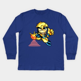 Booster Gold Kids Long Sleeve T-Shirt